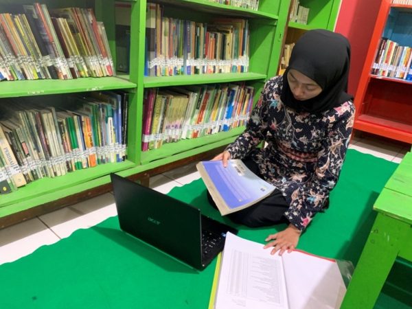 Kegiatan Pencacahan di Perpustakaan Kartini